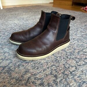 Danner Dark Brown Leather Chelsea Boots
